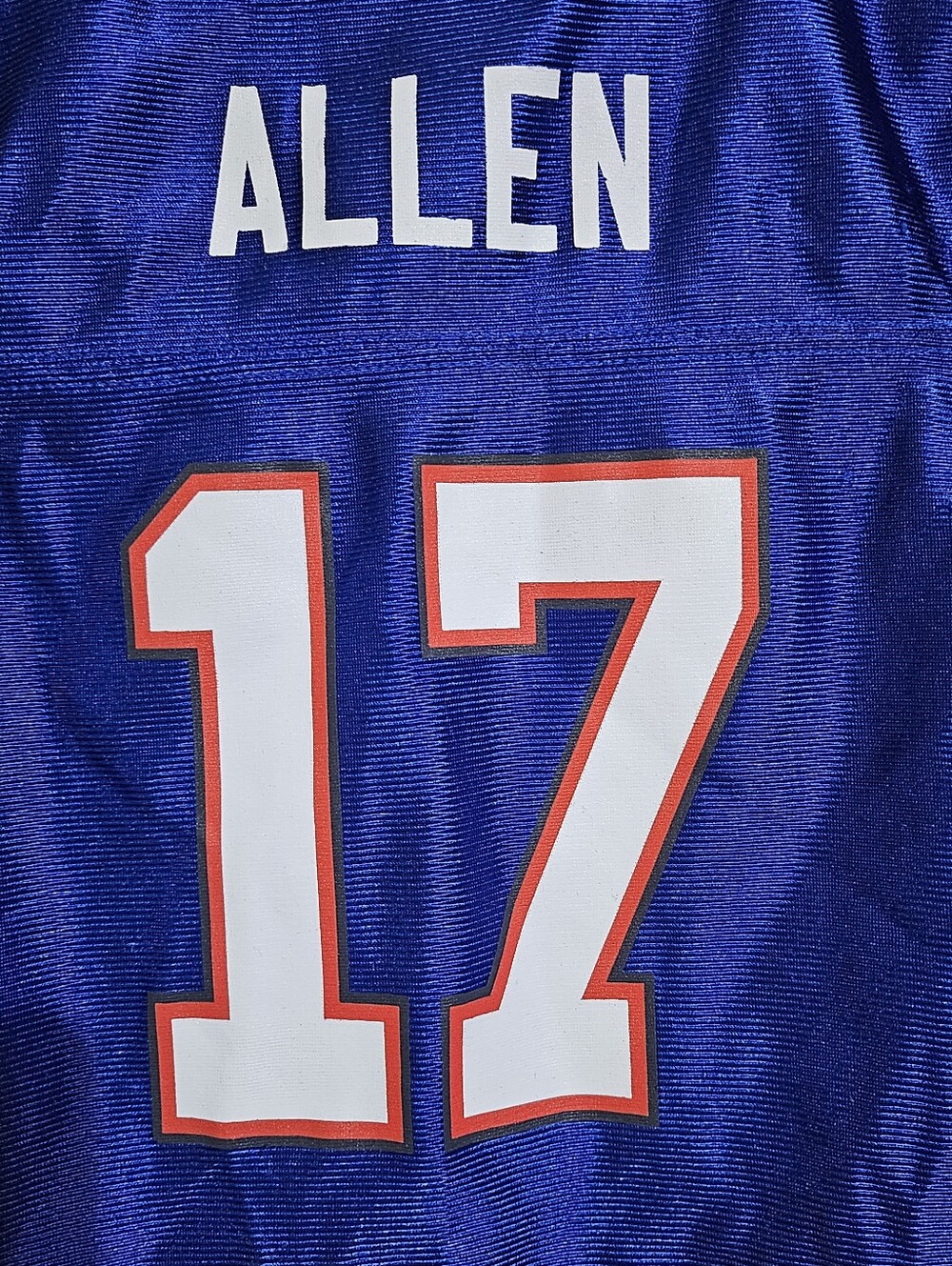 NFL TEAM APPAREL BUFFALO BILLS ALLEN #17 TODDLER KIDS JERSEY SIZE 2T BLUE/RED - Picture 5 of 8